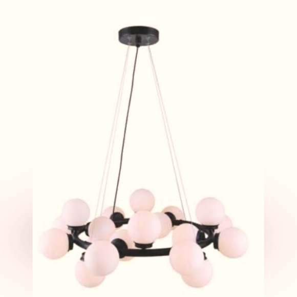 20-light Chandelier - Canarm Esha - Matte Black (COPY) - Picture 1 of 2